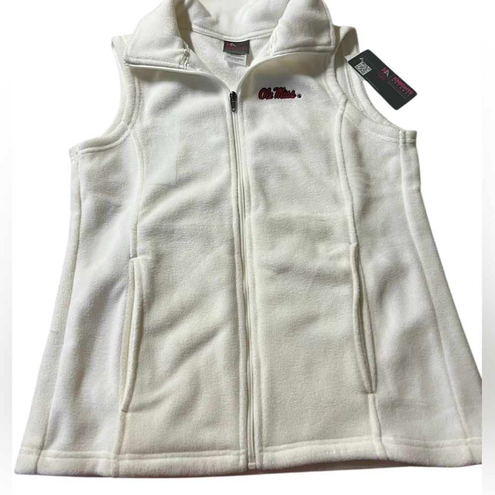 Ole miss fleece vest size med NWT